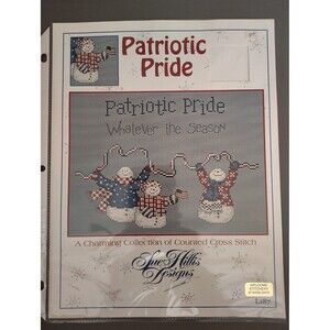 Sue Hillis Designs PATRIOTIC PRIDE Cross Stitch Pattern New Chart Only L187